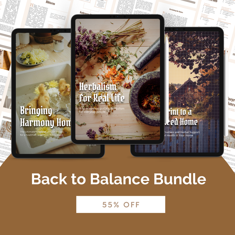 Back to Balance Bundle: 3 Holistic Wellness Guides to Reset Your Body, Home & Rhythm