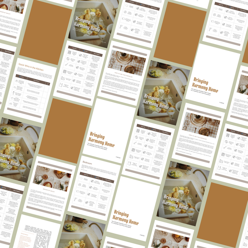 Back to Balance Bundle: 3 Holistic Wellness Guides to Reset Your Body, Home & Rhythm