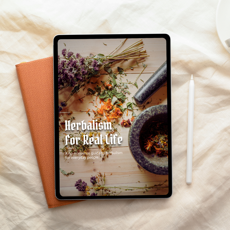 Herbalism for Real Life: A Practical Guide to 7 Essential Herbs for Busy Parents & Beginners