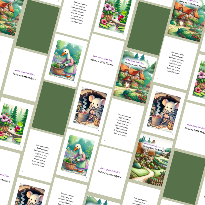 Mother Goose’s Storybook Bundle: 3 Rhyming Nature Tales for Kids (Digital Download)