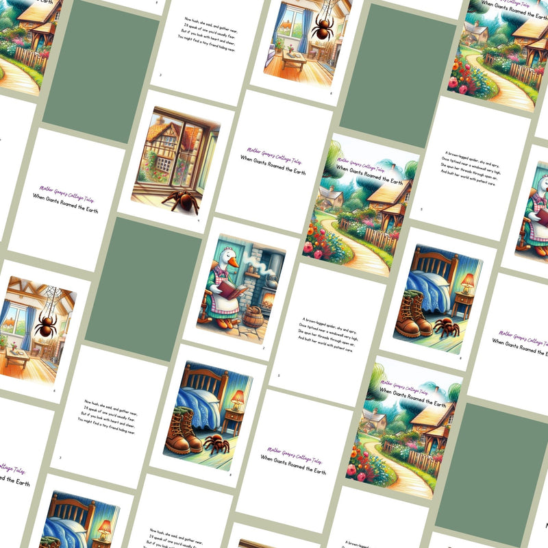 Mother Goose’s Storybook Bundle: 3 Rhyming Nature Tales for Kids (Digital Download)