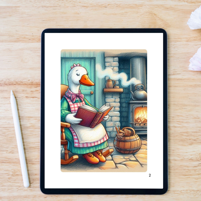 Mother Goose’s Storybook Bundle: 3 Rhyming Nature Tales for Kids (Digital Download)